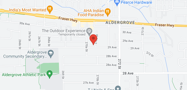 map of 27053 29 AVENUE